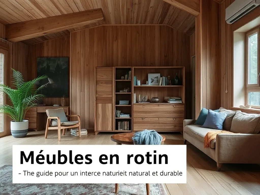 Meubles en rotin : le guide pour un intérieur naturel et durable