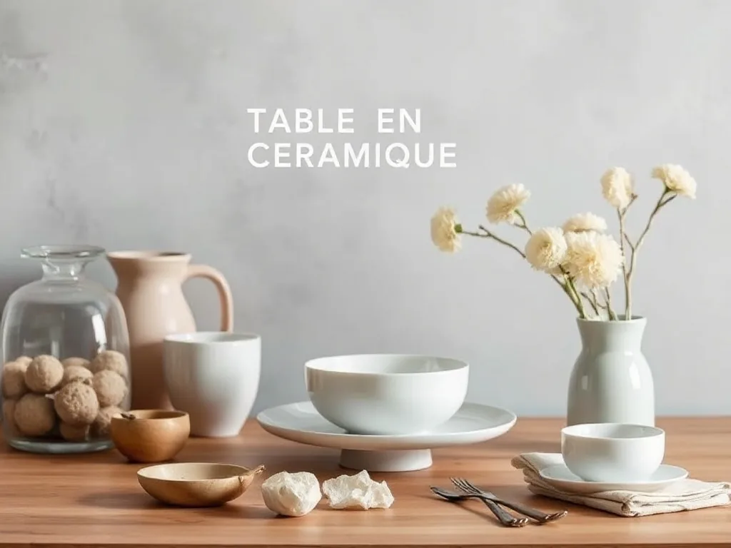 Table en céramique : les inconvénients à connaître avant de craquer